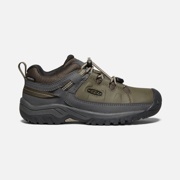 Keen Targhee Waterproof Shoes - Kids' Dark Olive Footwear